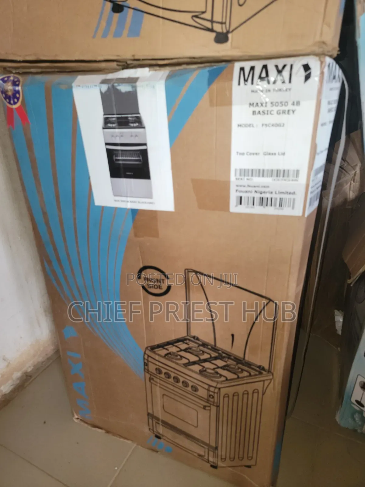 MaxiStanding Gas Cooker