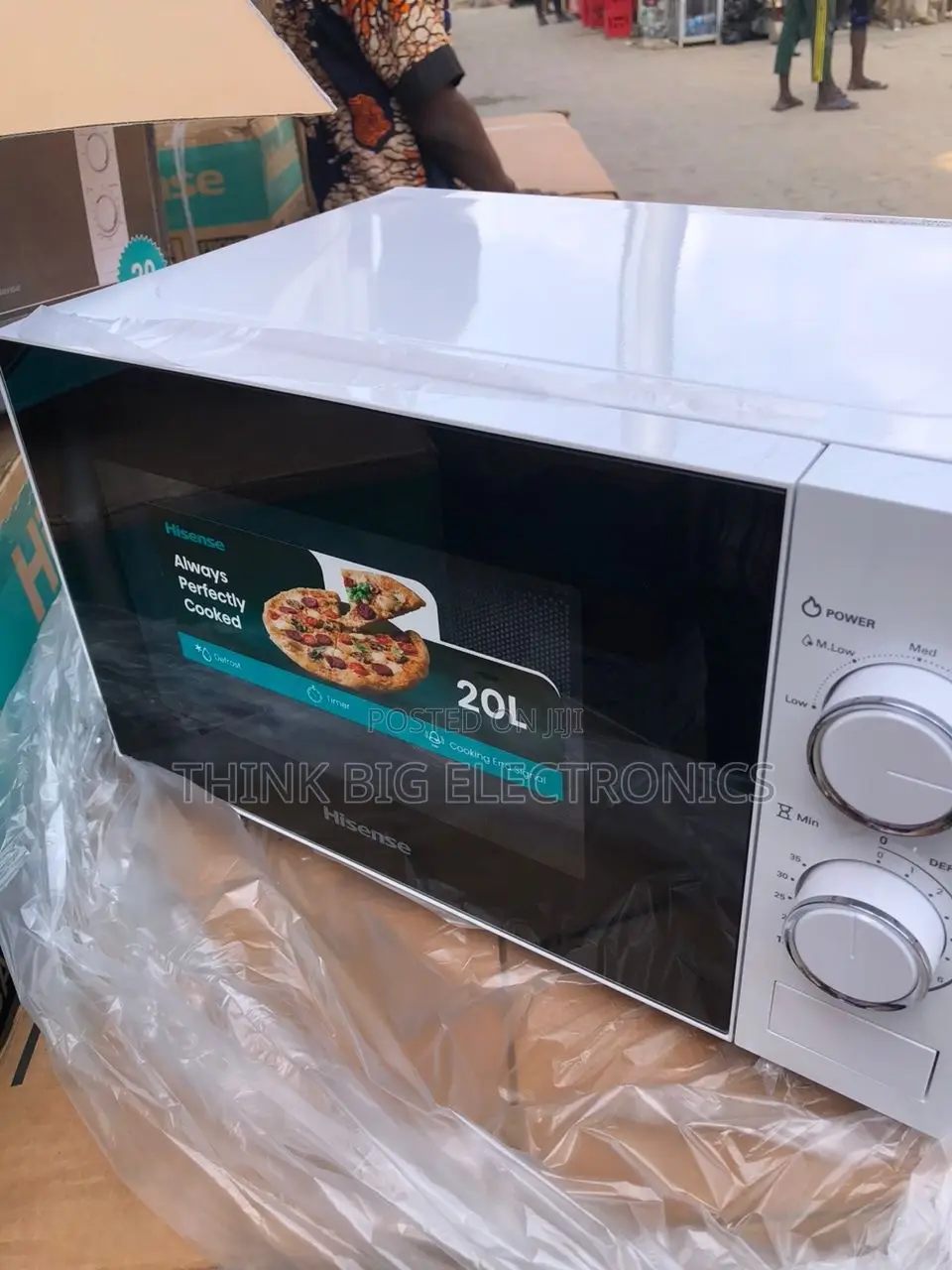 Original Hisense 20L Solo Microwave Oven (700W) - Brand New
