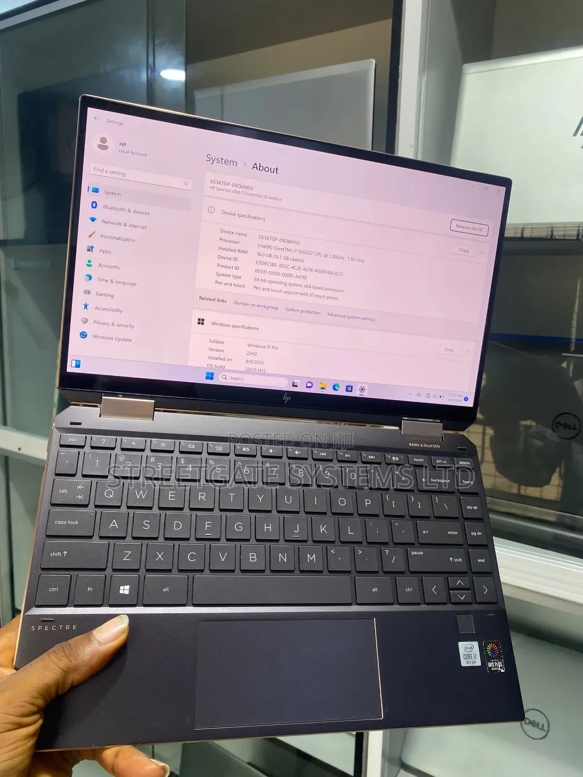 Laptop HP Spectre X360 13 16GB Intel Core i7 SSD 1T