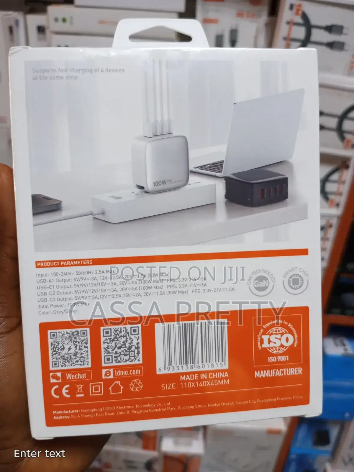100W GaN Super Fast Plug Charger
