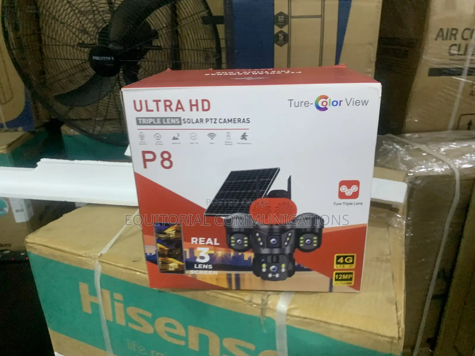Ultra HD Solar PTZ Camera for Complete Security