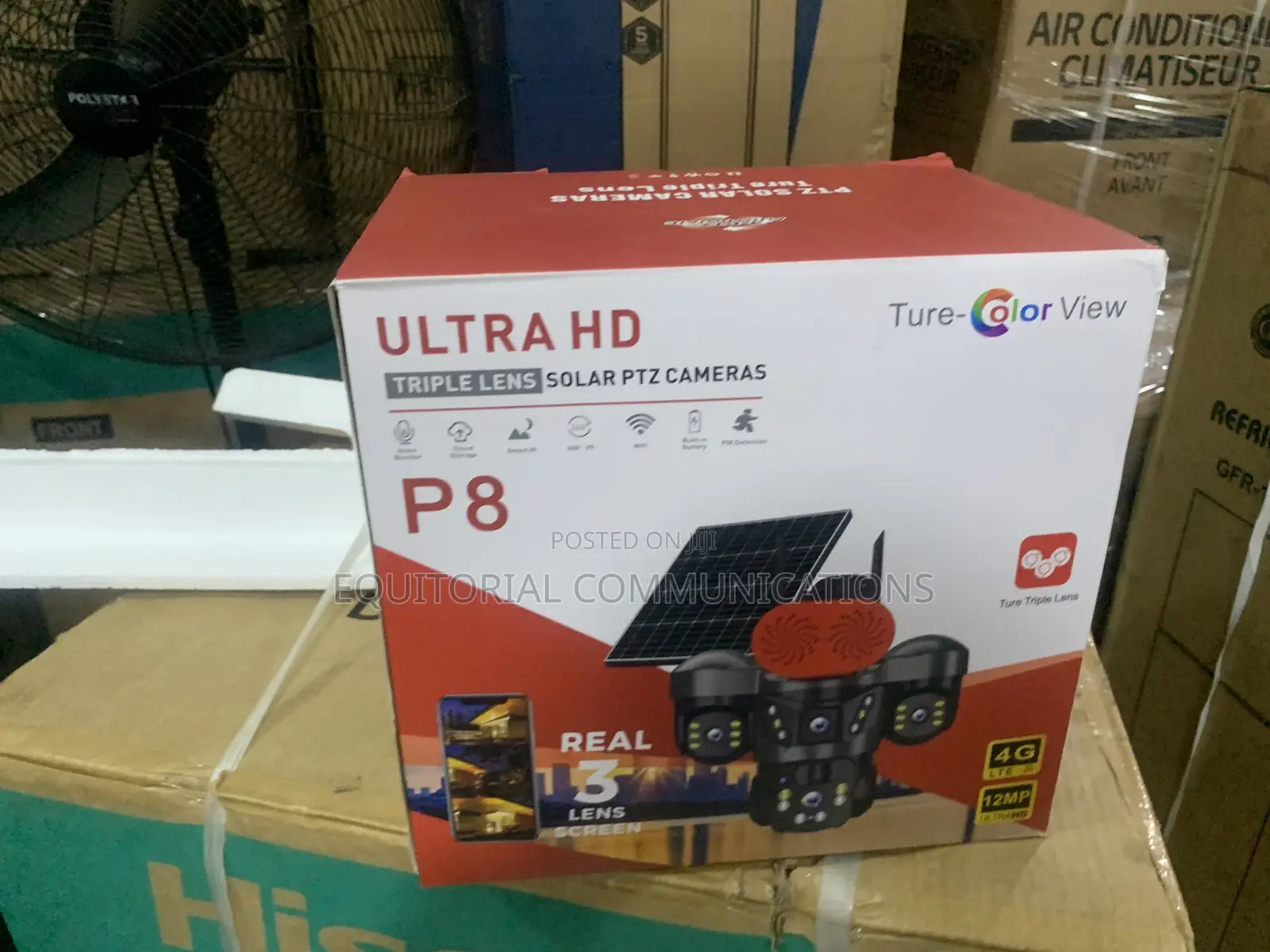 Ultra HD Solar PTZ Camera for Complete Security