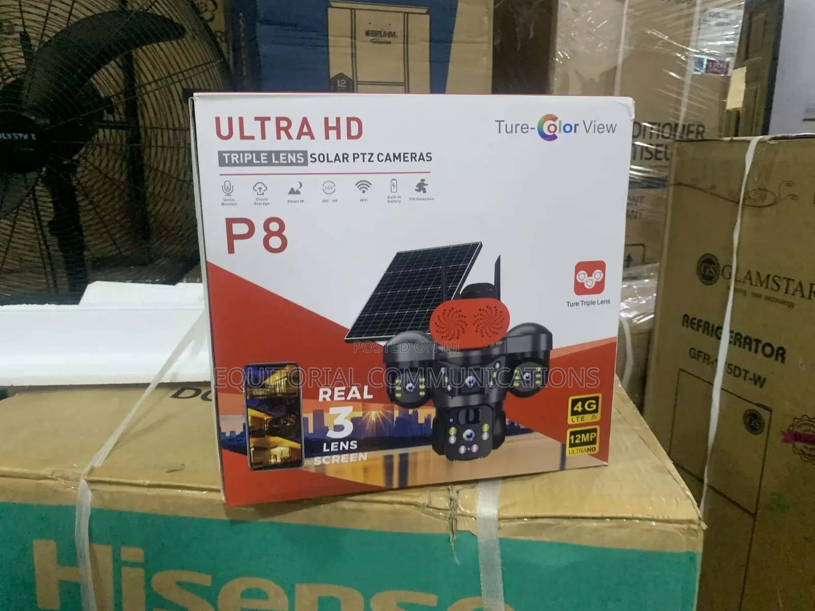Ultra Clear Triple-Lens Solar Camera