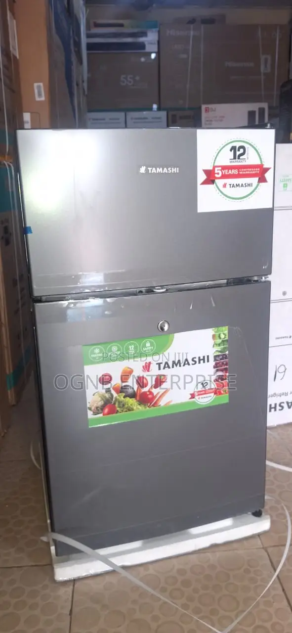 Tamashi 120L Double Door Fridge and Freezer