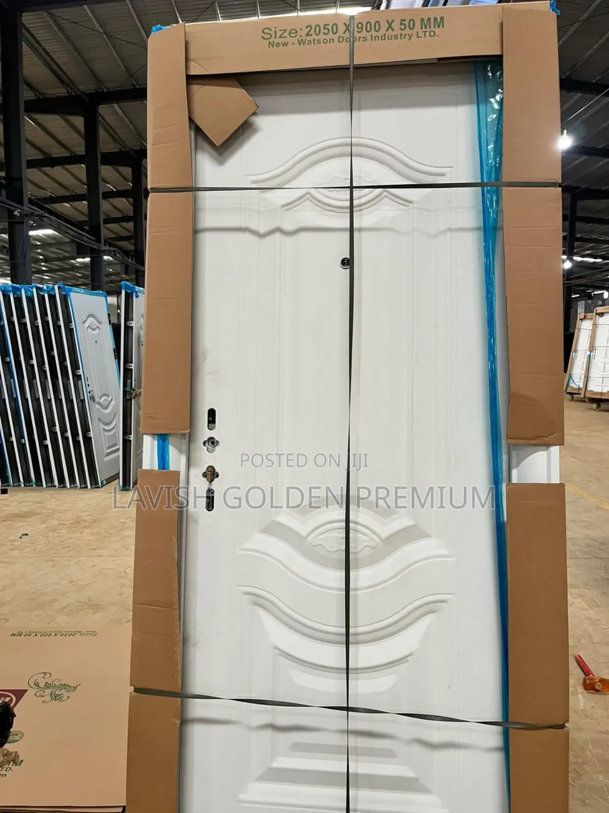 3ft White Watson Steel Door