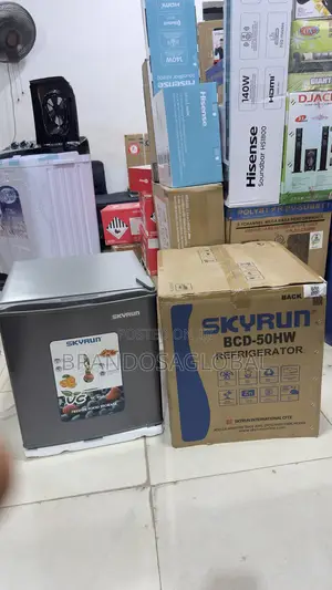 SkyRun Compact 50L Single Door Fridge