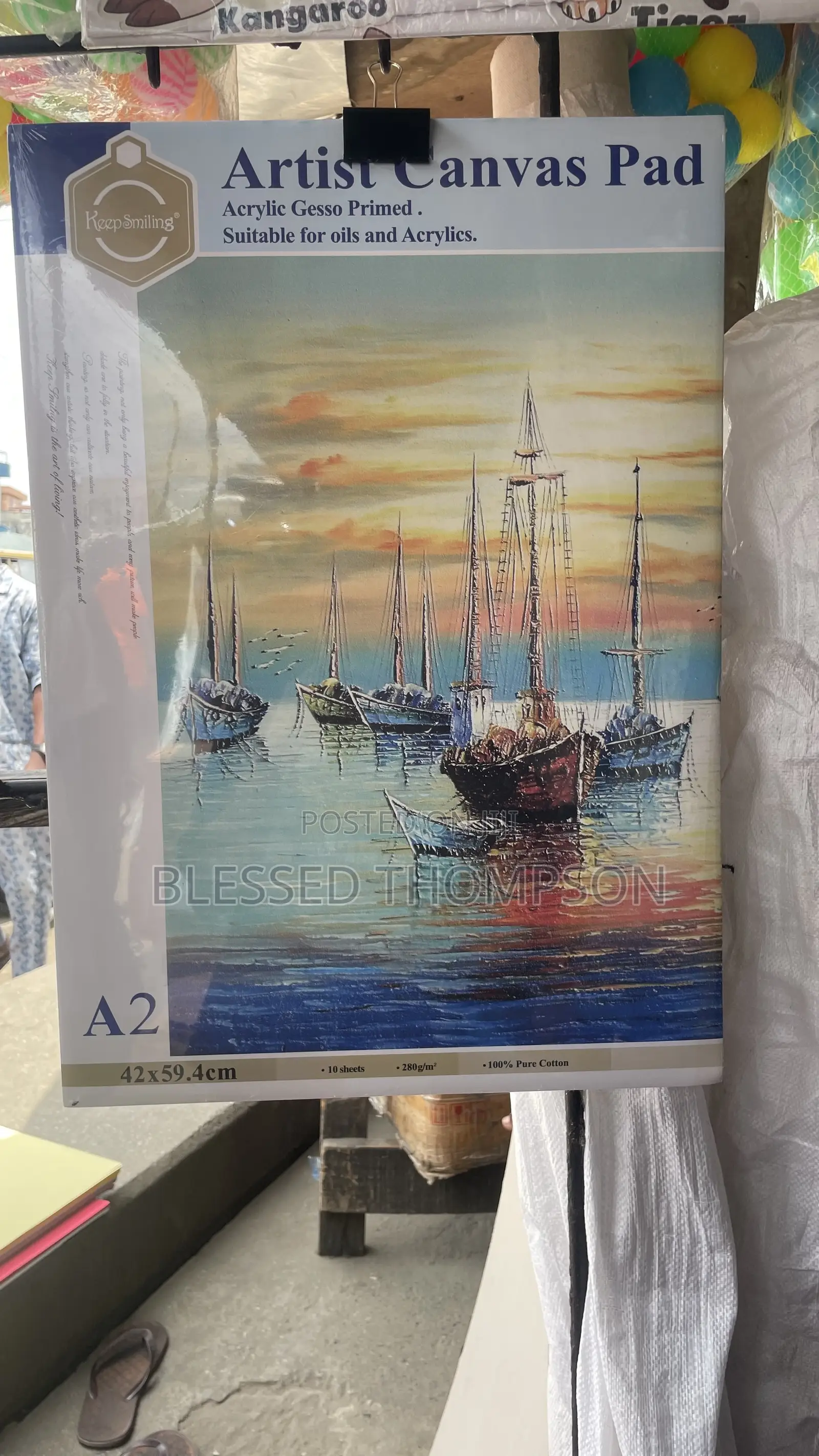 A2 Canvas Pad
