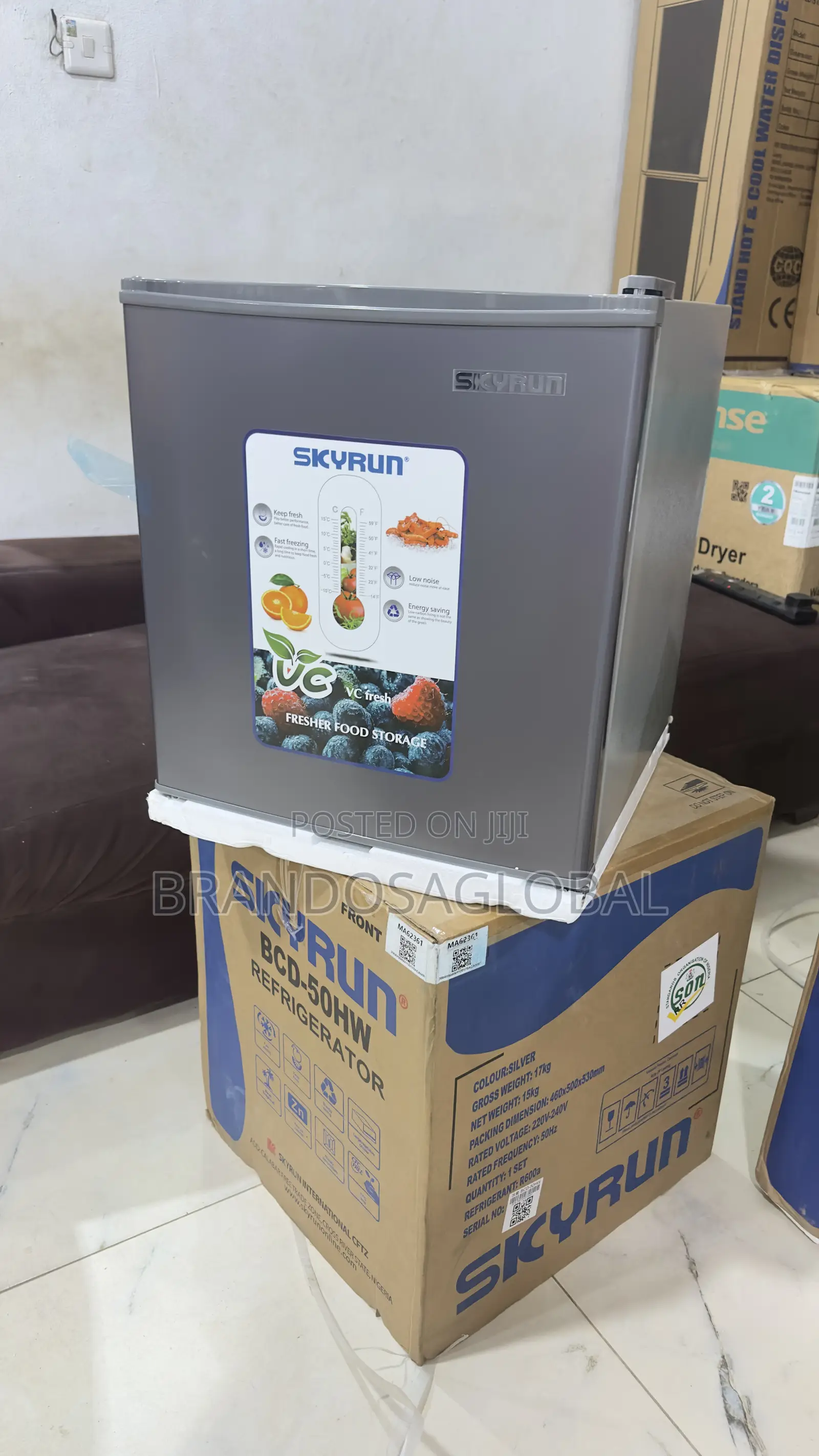 SkyRun BCD-50HW Personal Refrigerator 50 Litres