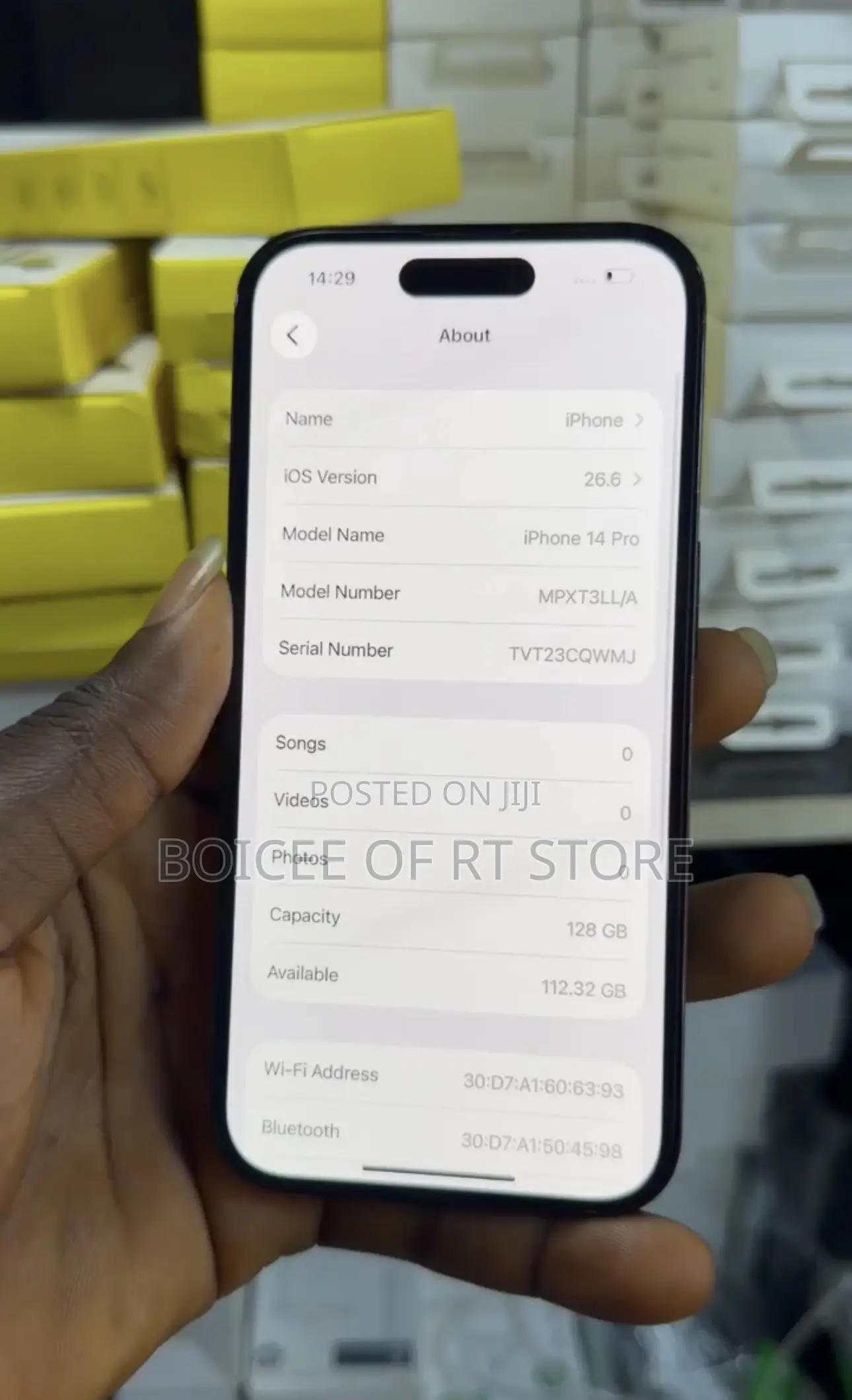 Apple iPhone 14 Pro 128 GB Black