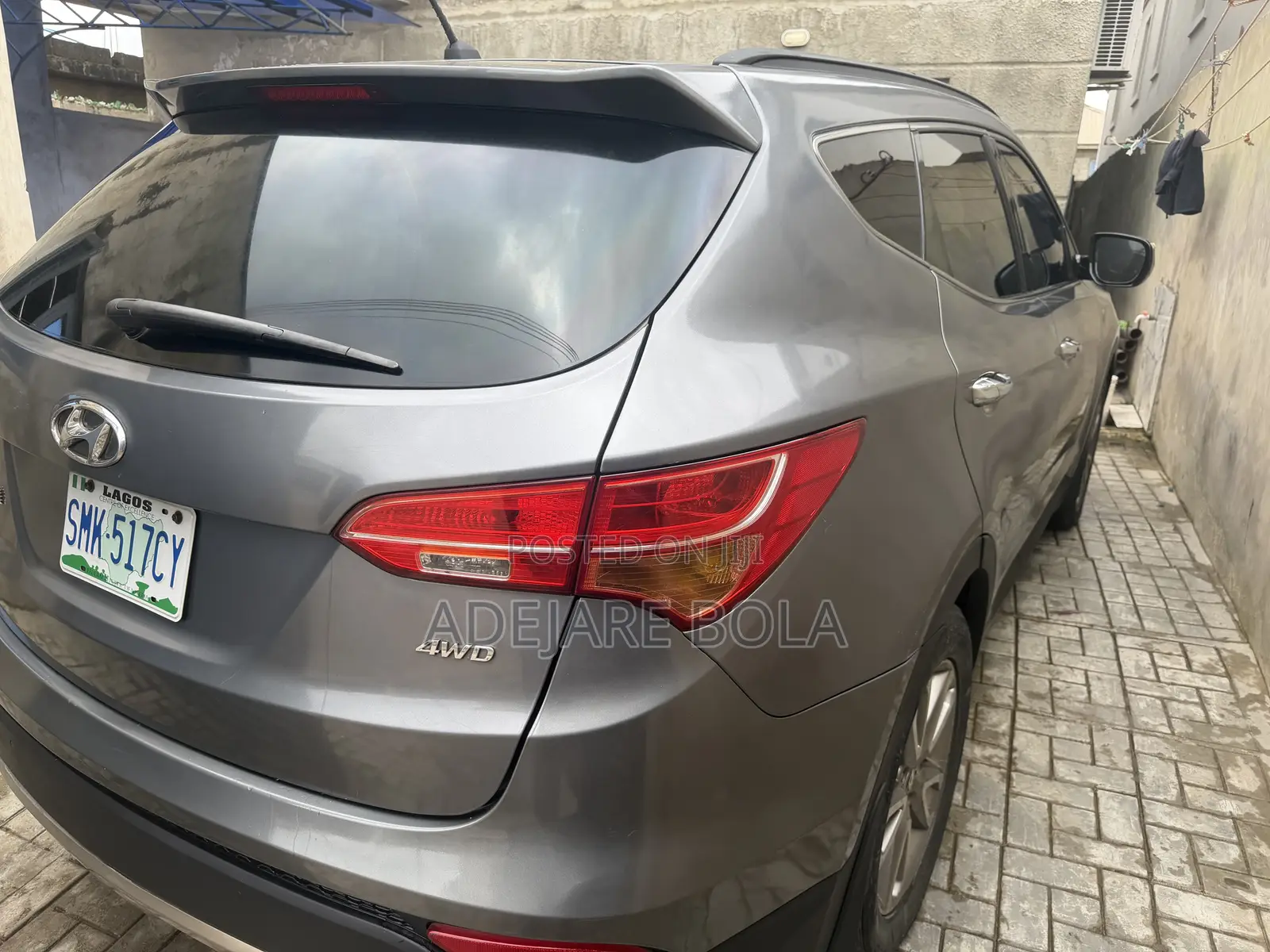 Hyundai Santa Fe Limited 4dr SUV AWD (3.3L 6cyl 6A) 2014 Gray