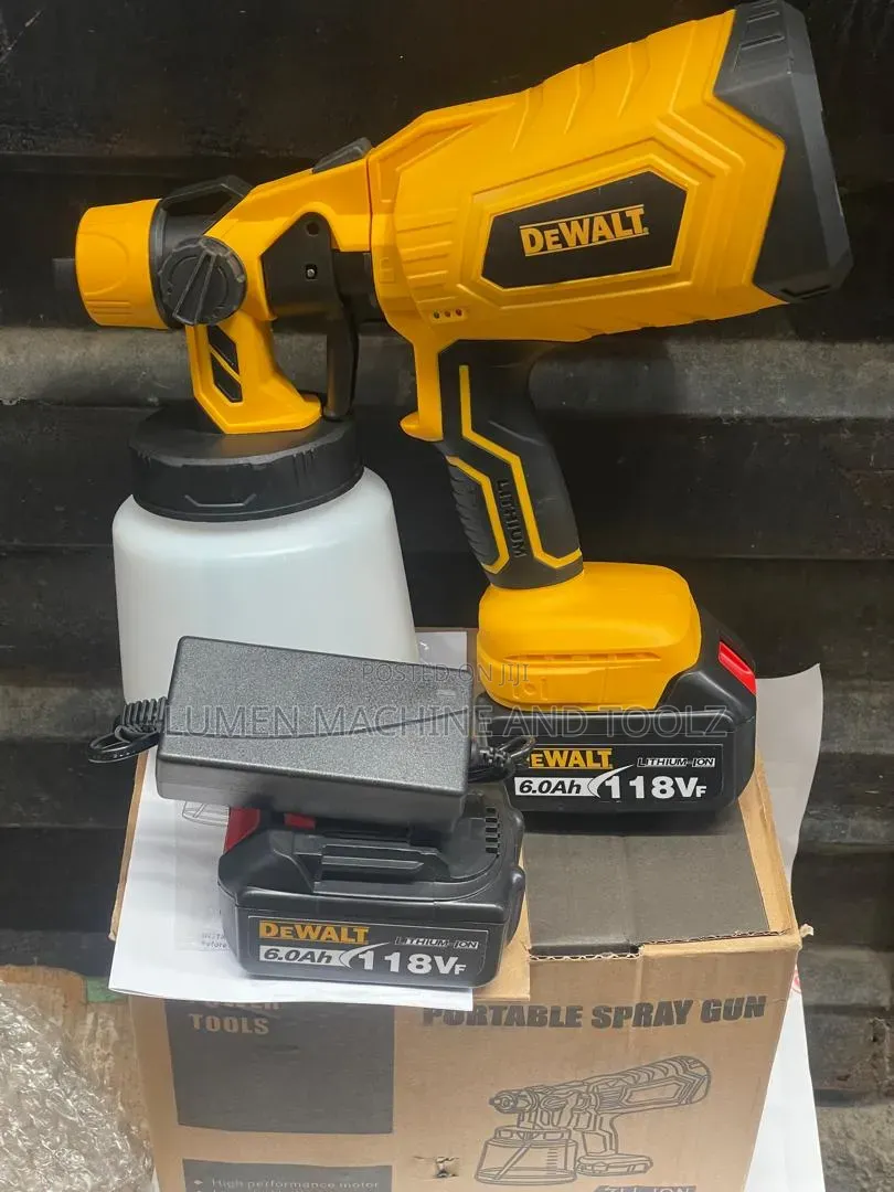 DeWalt Cordless Electric Paint Spray Gun 118V | Paint Sprayer
