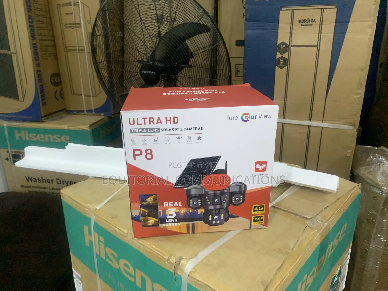 Ultra HD Solar PTZ Camera for 360° Monitoring