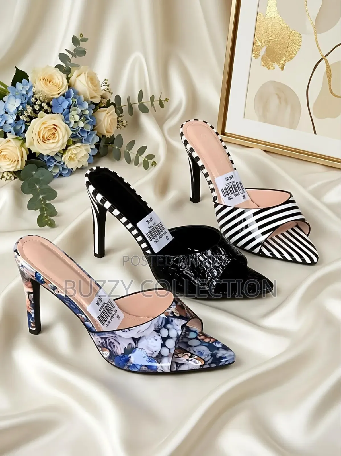 Elegant High Quality Heel Slippers