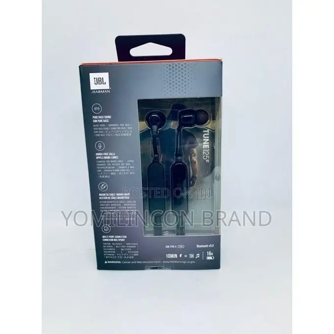 JBL TUNE 125bt Wireless in-Ear Headphones.
