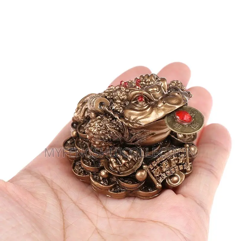 Fortified Money Turtle With Coin for Wealth and Goodluck
