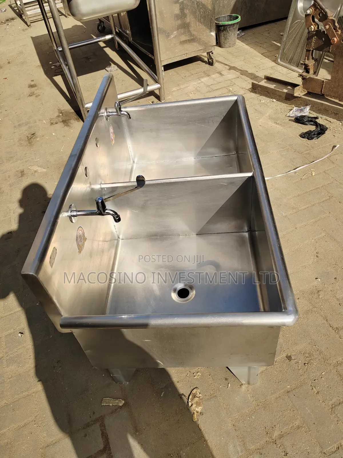 Scrub Stainless Sink.