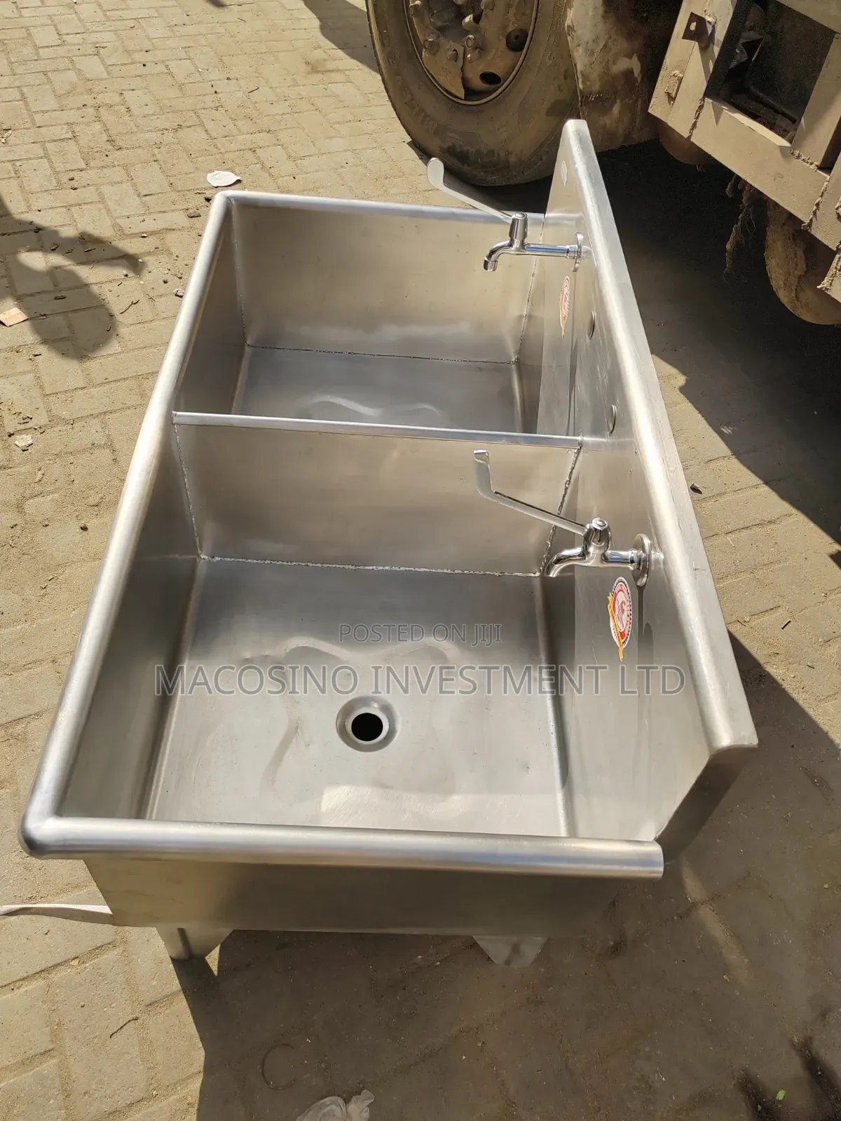 Scrub Stainless Sink.