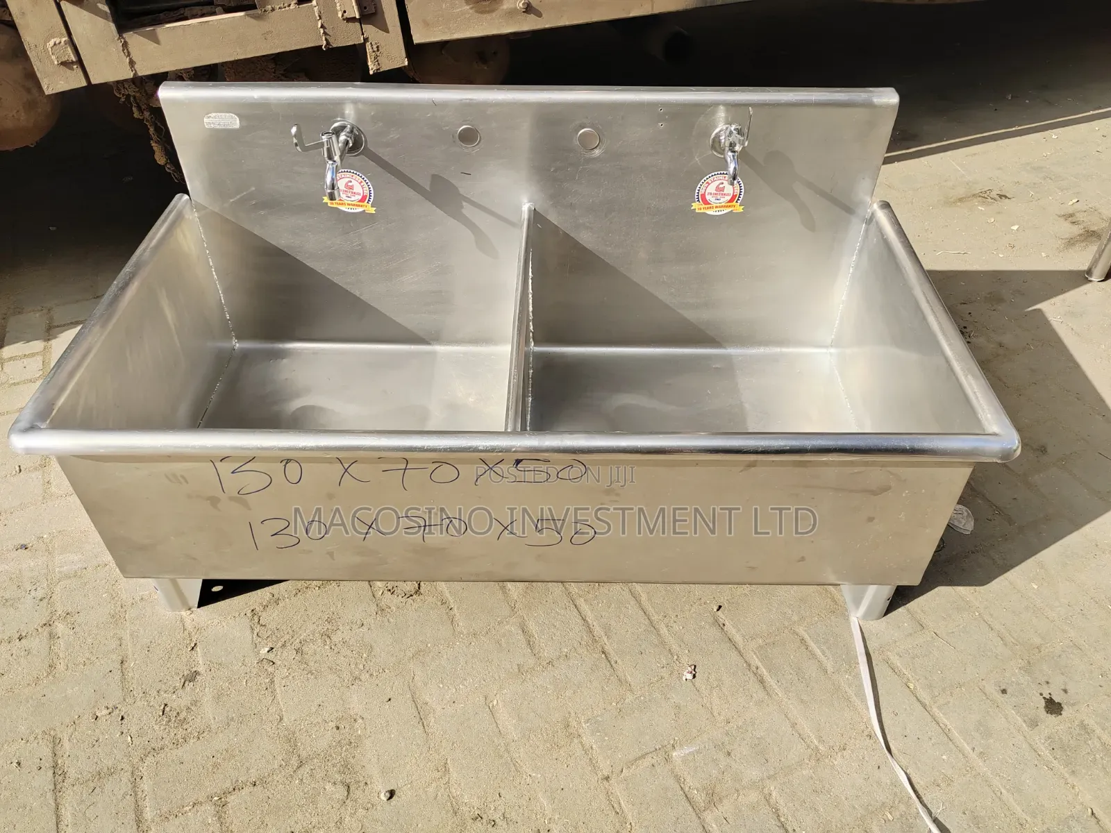 Scrub Stainless Sink.