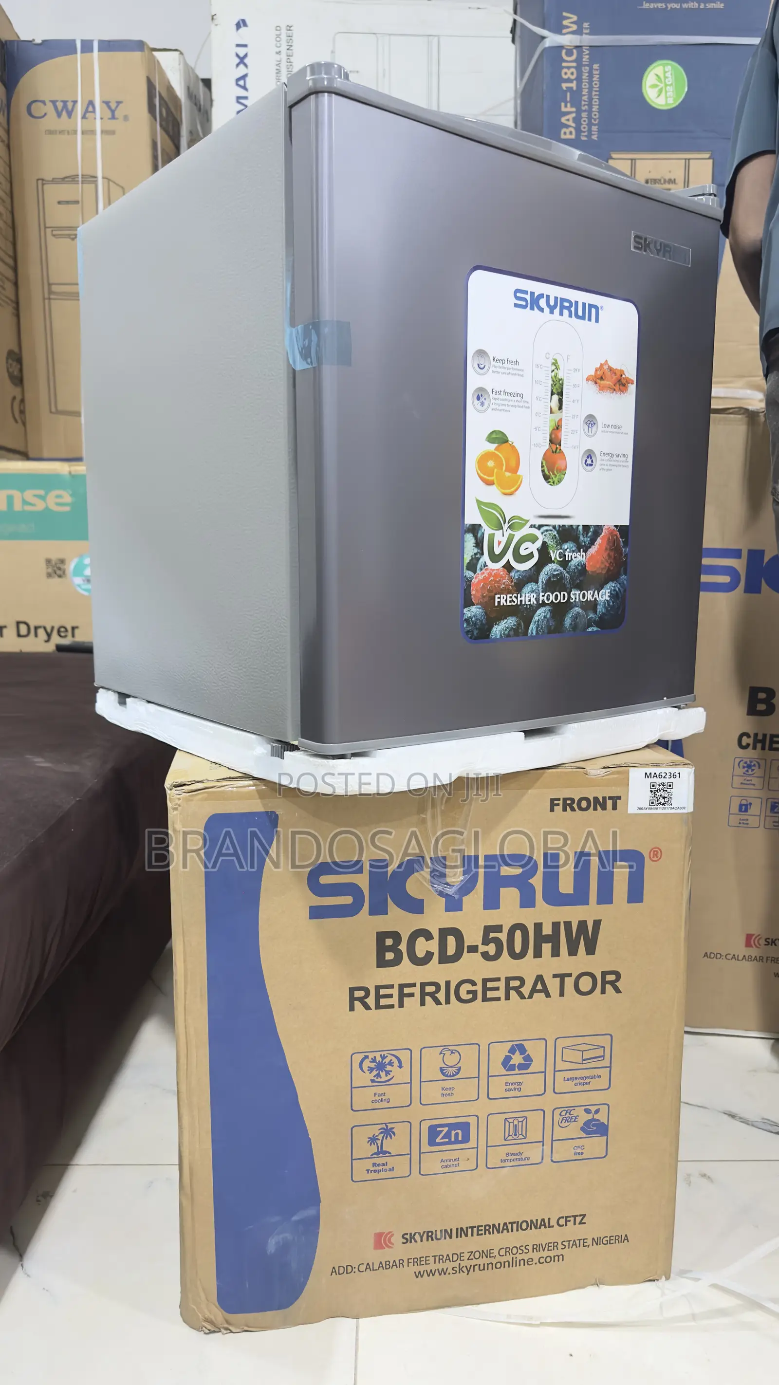 BCD-50HW SkyRun Mini Fridge for Home
