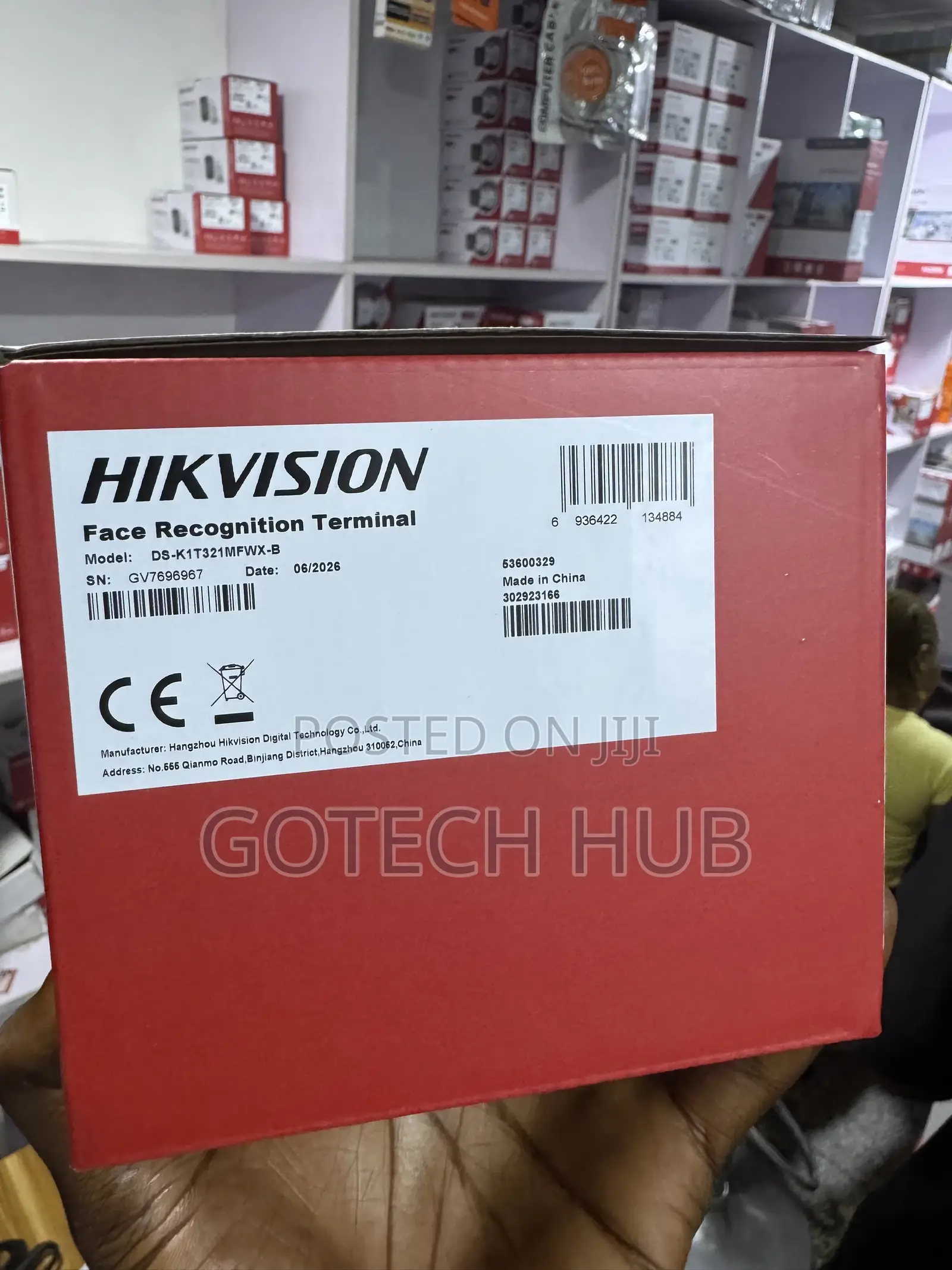 Hikvision Face Recognition Terminal DS-K1T321MFWX-B