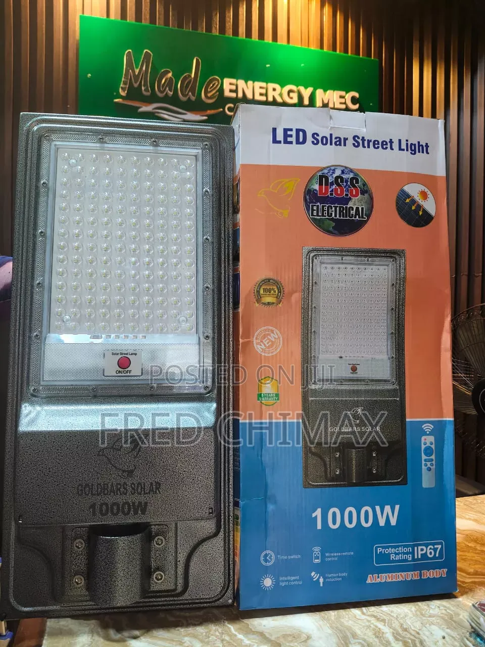 Goldbar 1000w Solar Street Light