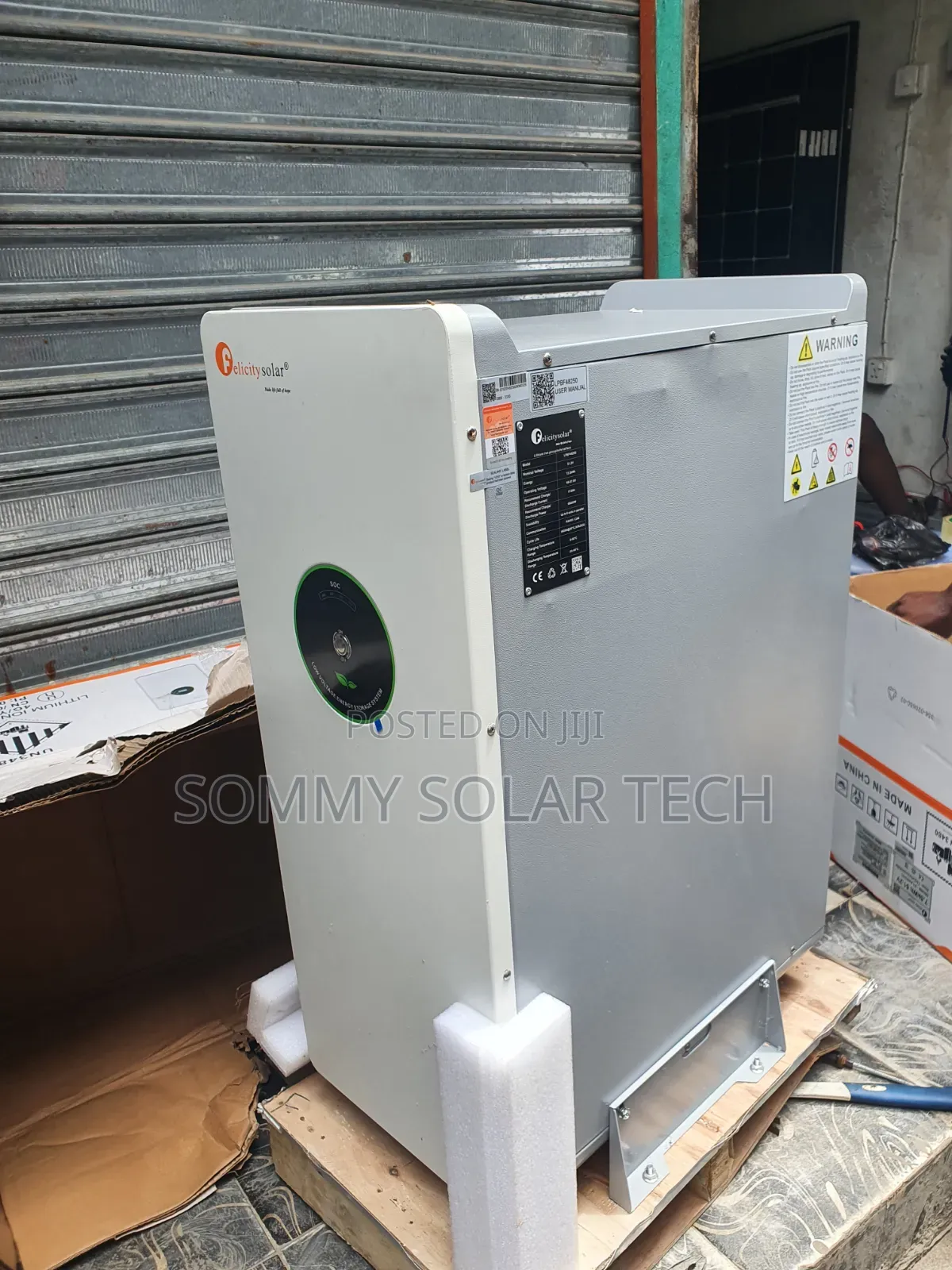 Felicity Lithium Ion Battery 12.5kwh 51.2v