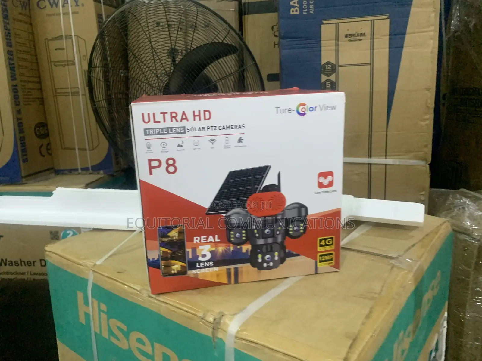 Smart Solar PTZ Surveillance Camera With Ultra HD Views