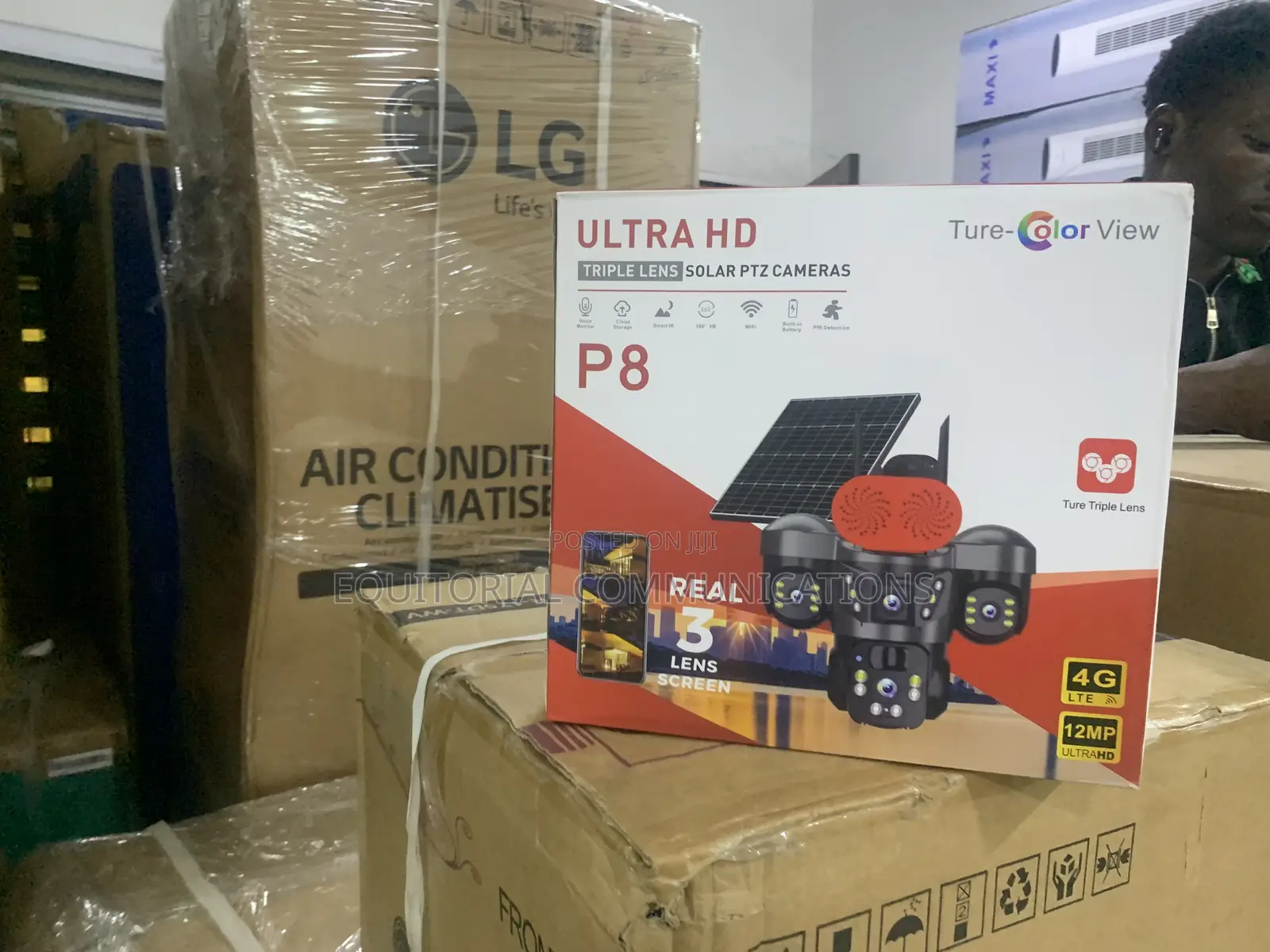 Smart Solar PTZ Surveillance Camera With Ultra HD Views