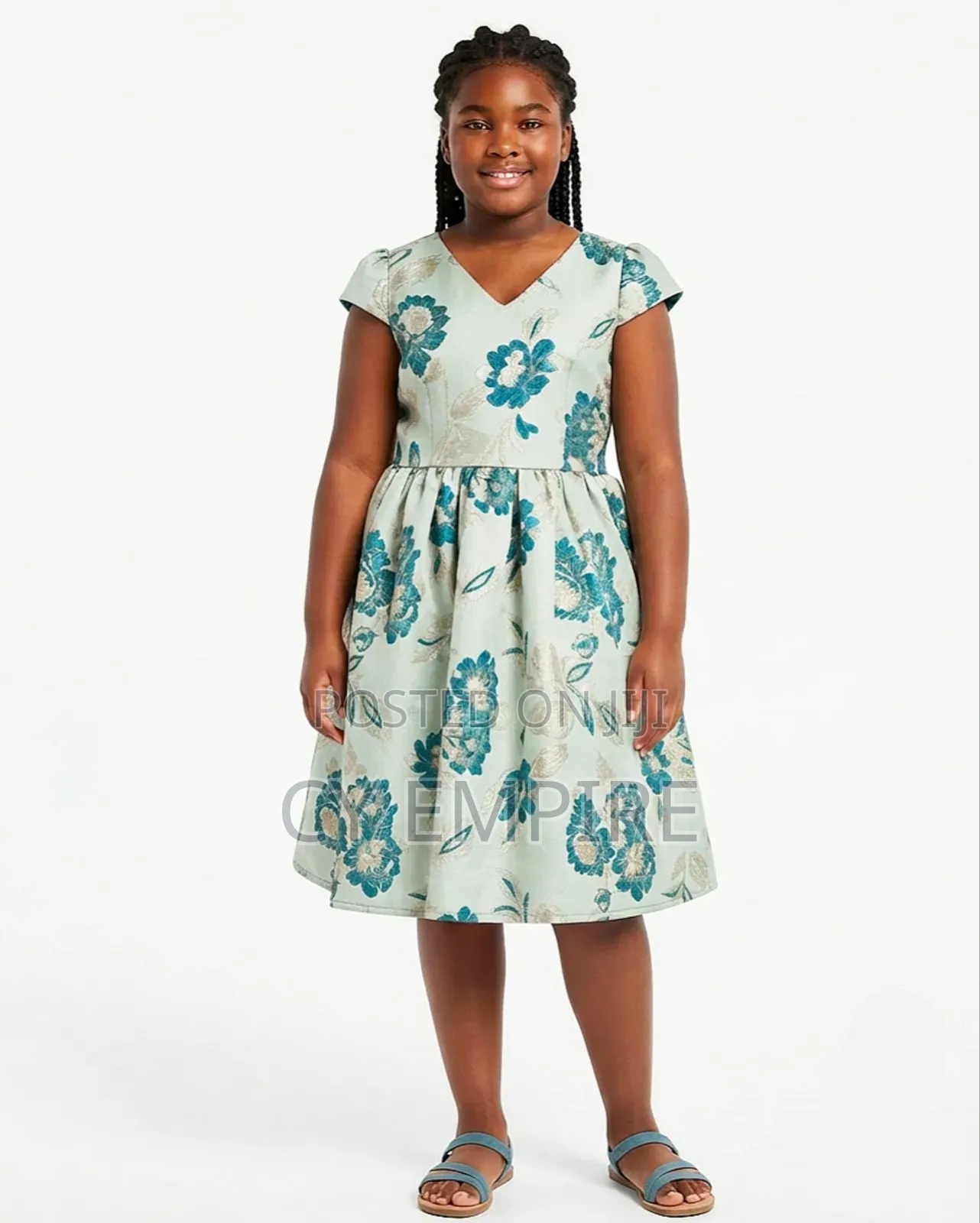 Girls Brocade Dress
