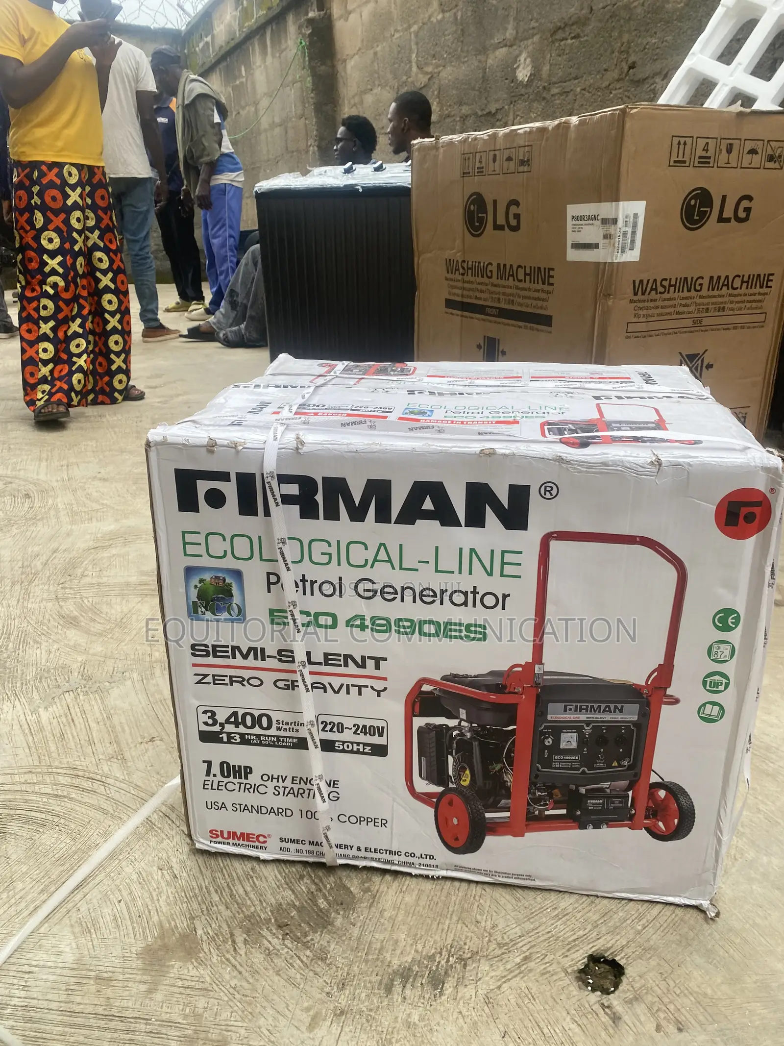 Firman Eco 4990es 220-240v 3.4kva Power Generator
