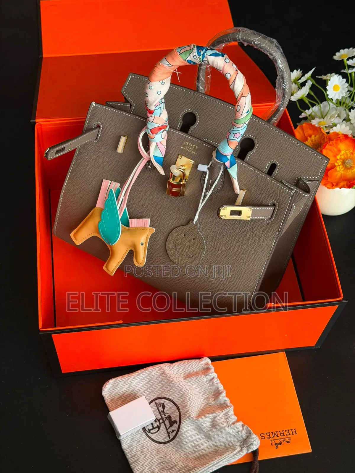 Luxury Hermes Epsom Leather Birkin Bag
 Colors as Displayed
Size25cm