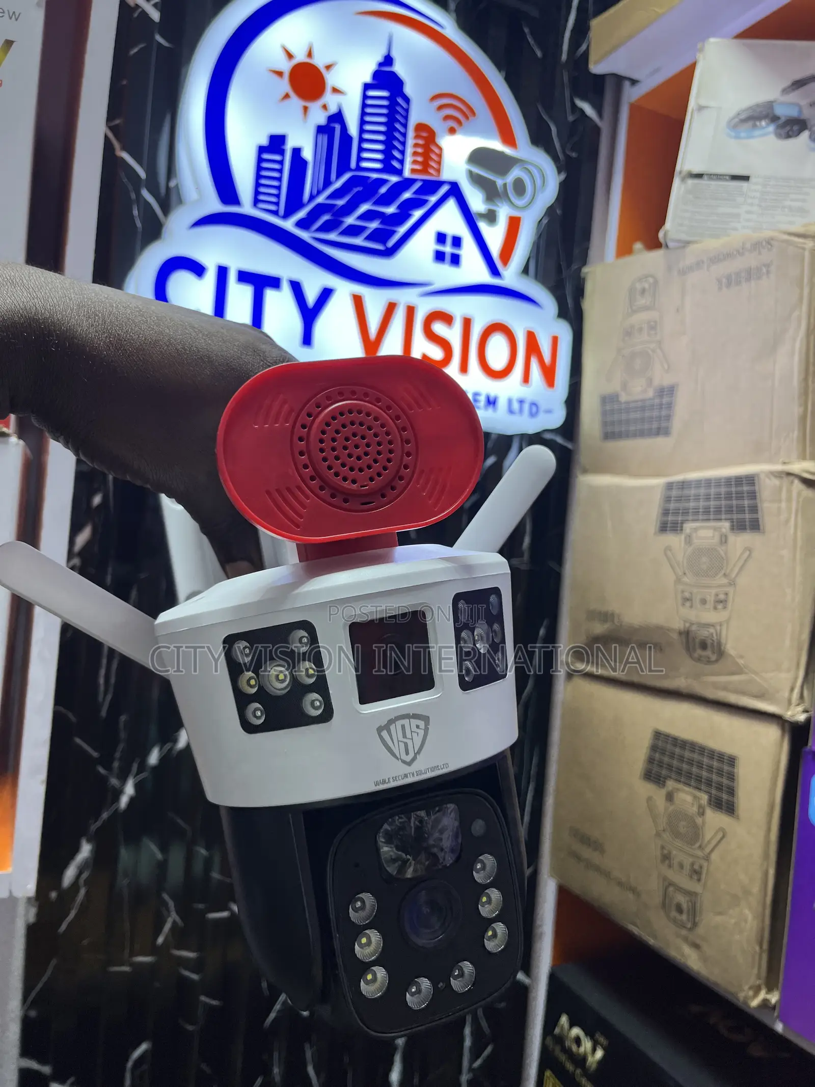 Dual Lens Solar Camera