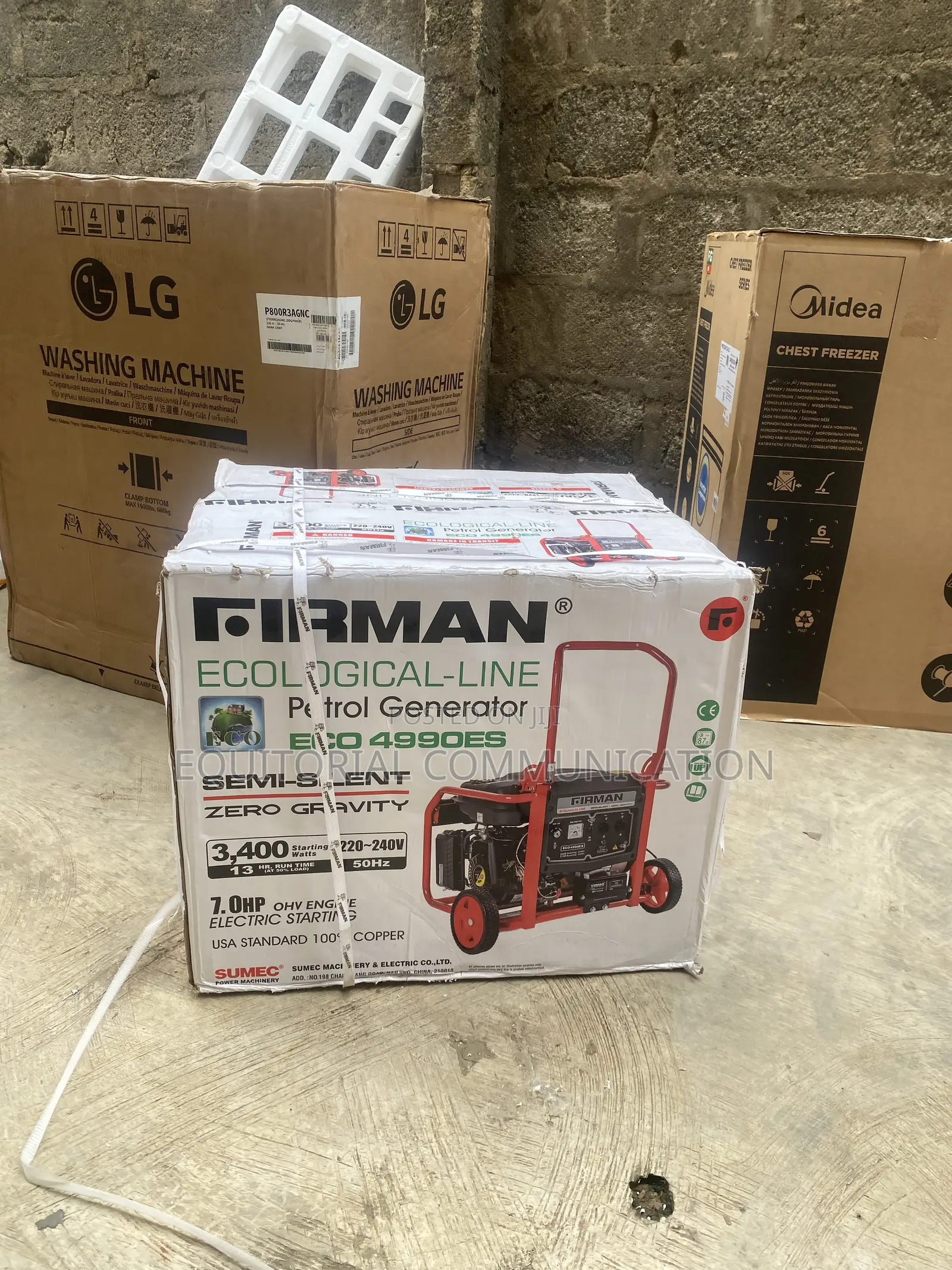 ECO 4990ES Firman 3.4KW Electric Start Power Machine