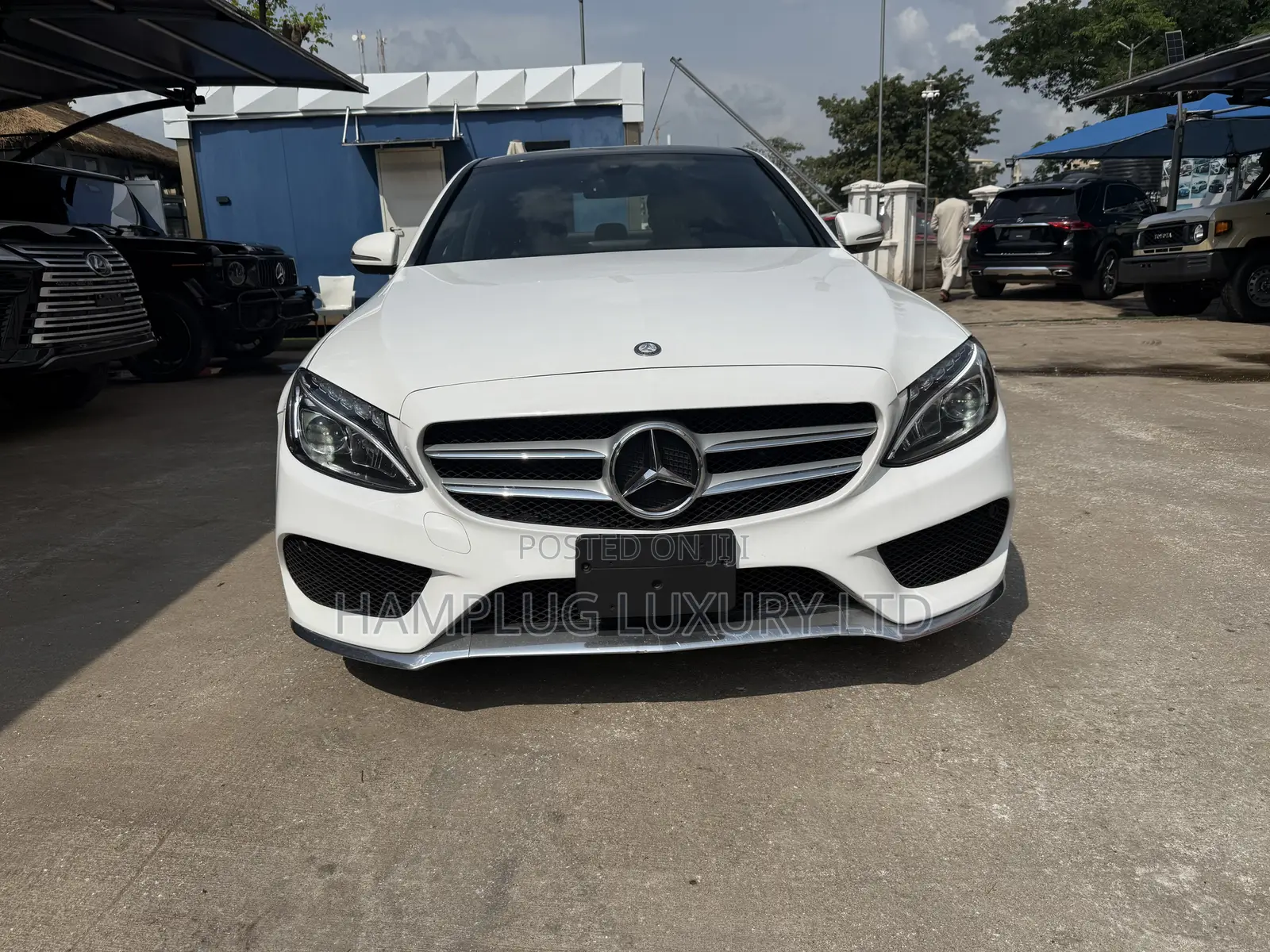 Mercedes-Benz C400 4Matic AWD Sedan (3.0L V6 7A) 2015 White