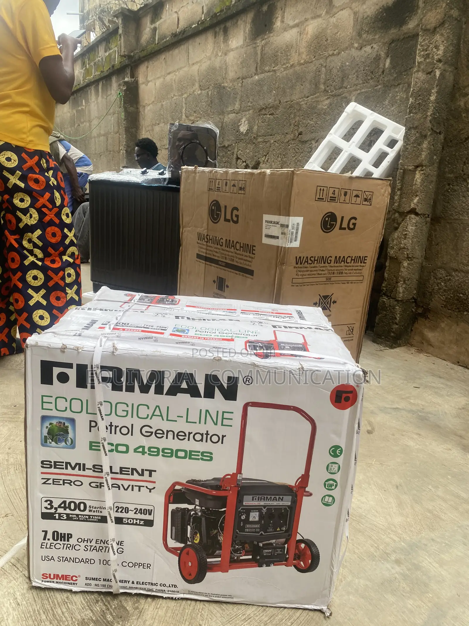 Firman 4990ES 3.4KW Petrol Power Supply