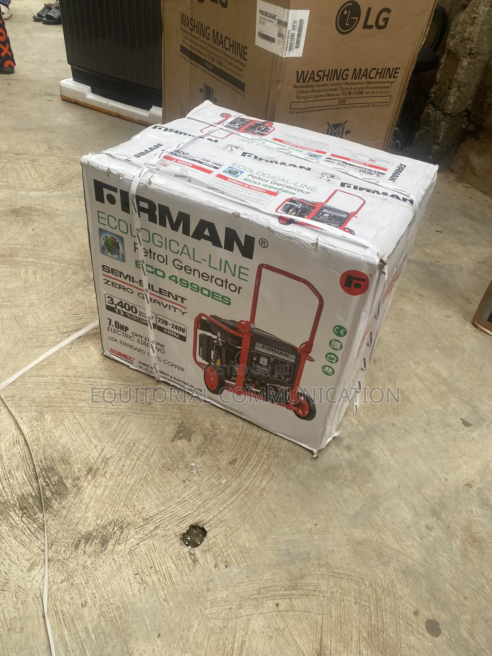 Firman 4990ES 3.4KW Petrol Power Supply
