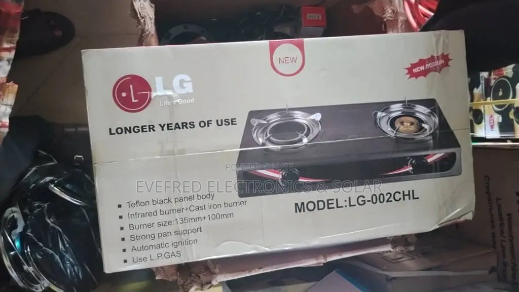 Brand New LG , Double Burner Gas Cooker