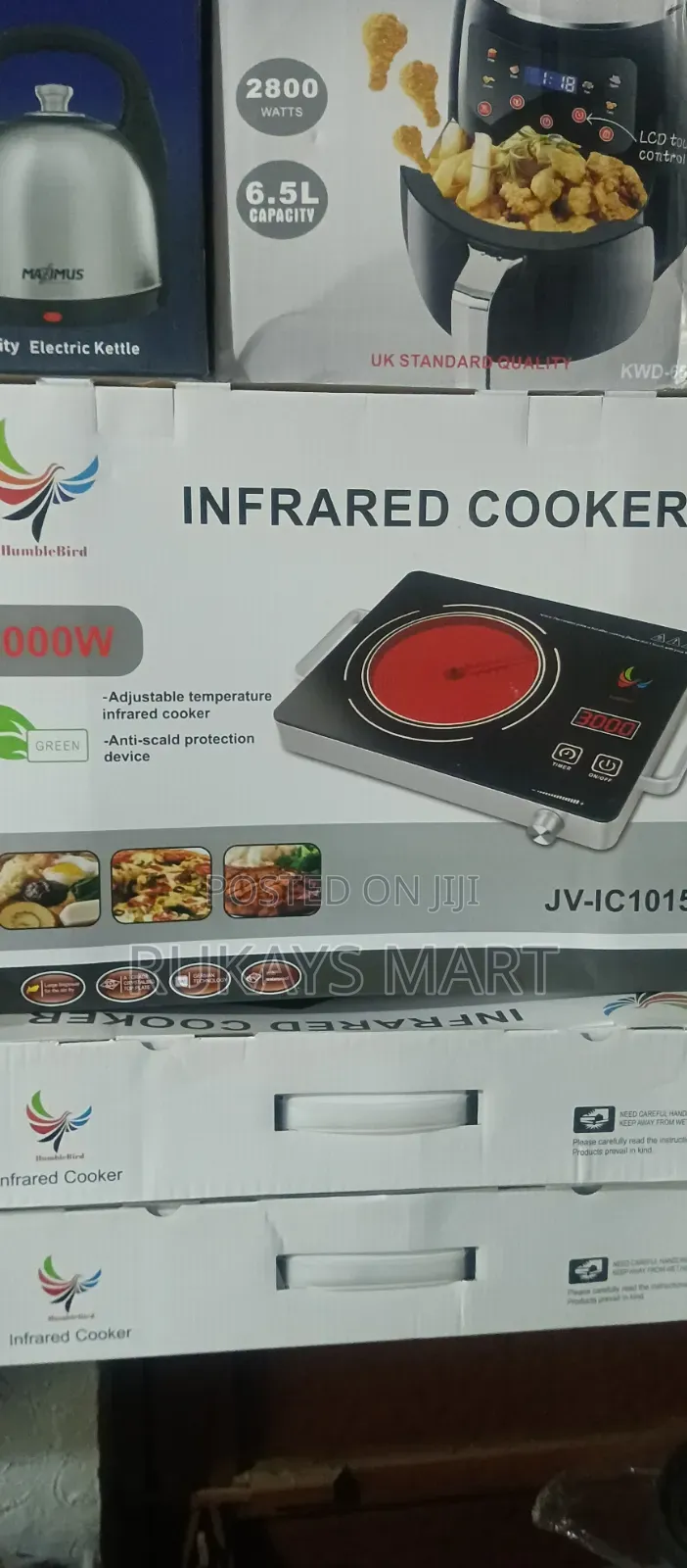 Humming Bird Maxi Single Face Infrared Cooker