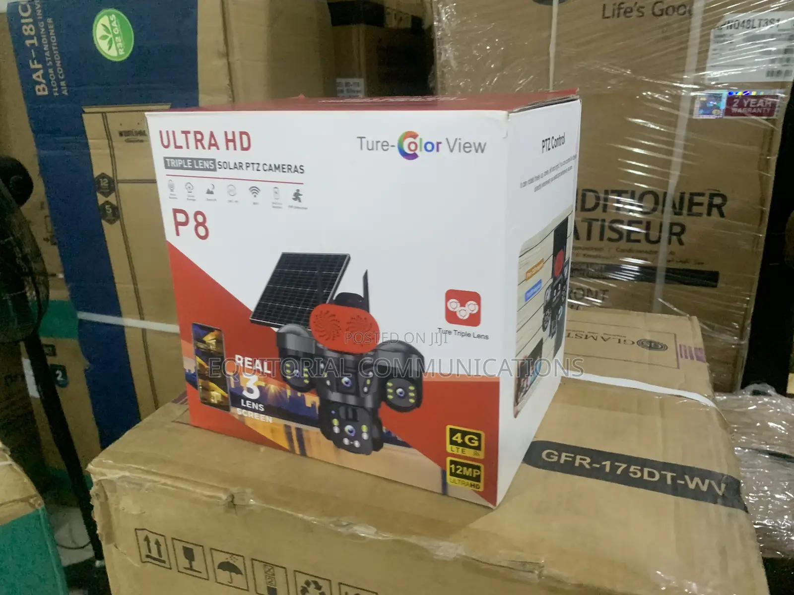 Ultra HD Smart Solar PTZ Camera With Complete Outdoor View