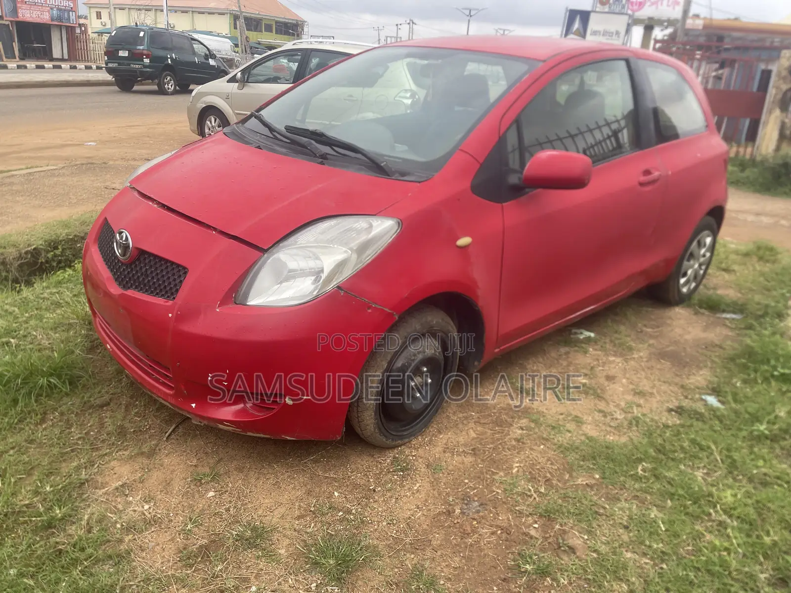 Toyota Yaris 2007 Red