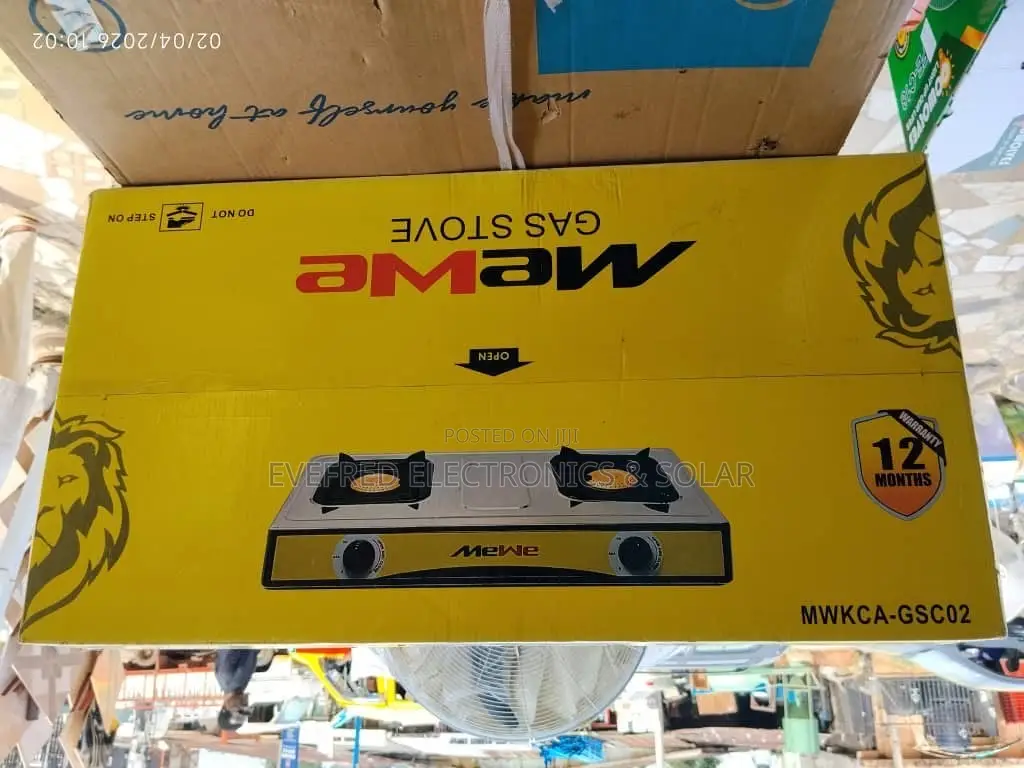 Brand New Mewe Gas Stove Two Burner