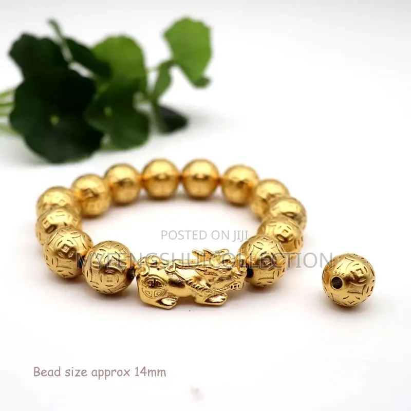 Highly Fortified Golden Fengshui Wealth and Prosperity Bracelet