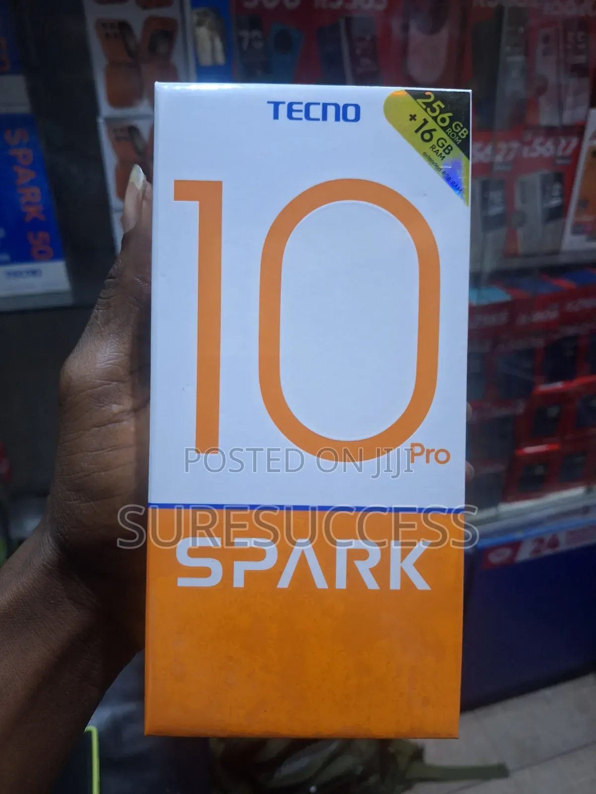 New Tecno Spark 10 Pro 256 GB Black
