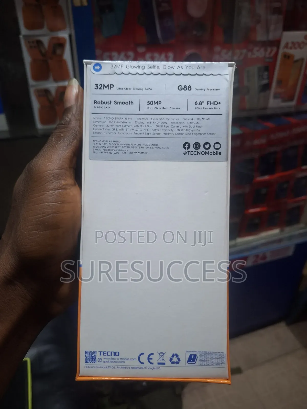 New Tecno Spark 10 Pro 256 GB Black