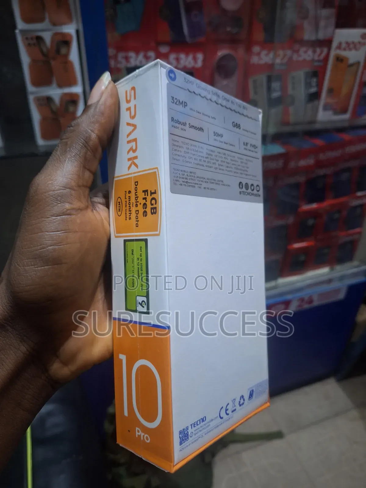 New Tecno Spark 10 Pro 256 GB Black