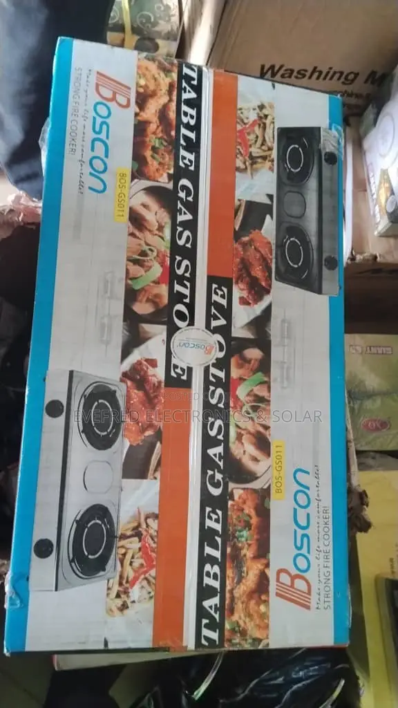 Brand New Boscon Double Burner Gas Cooker