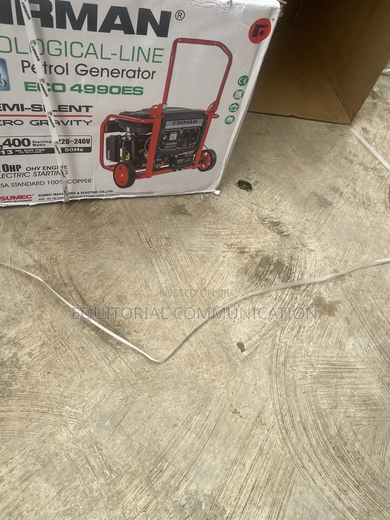 3400W Firman ECO Generator for Business