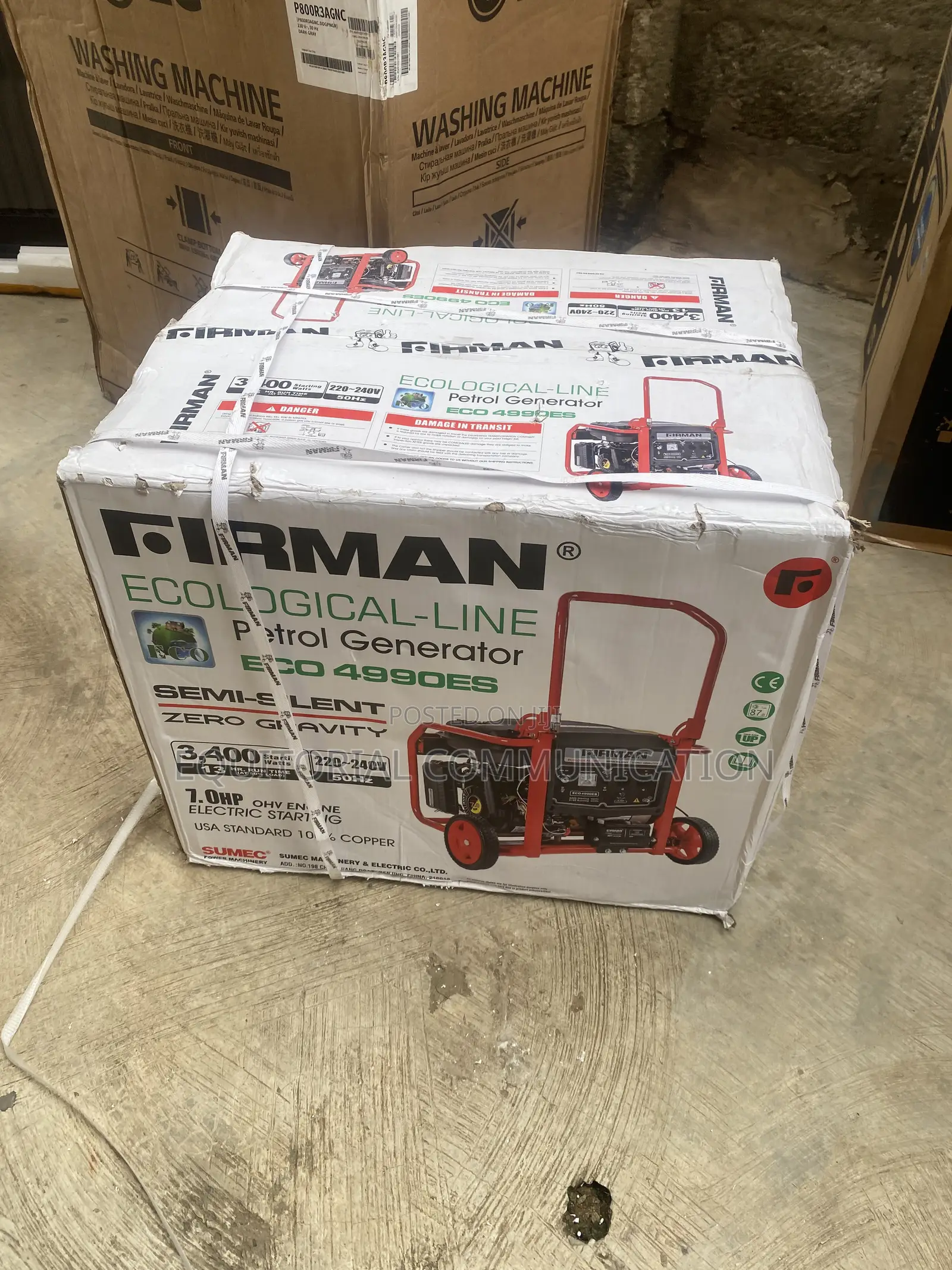 Eco 4990es 3.4kw Firman 220-240v Power Unit