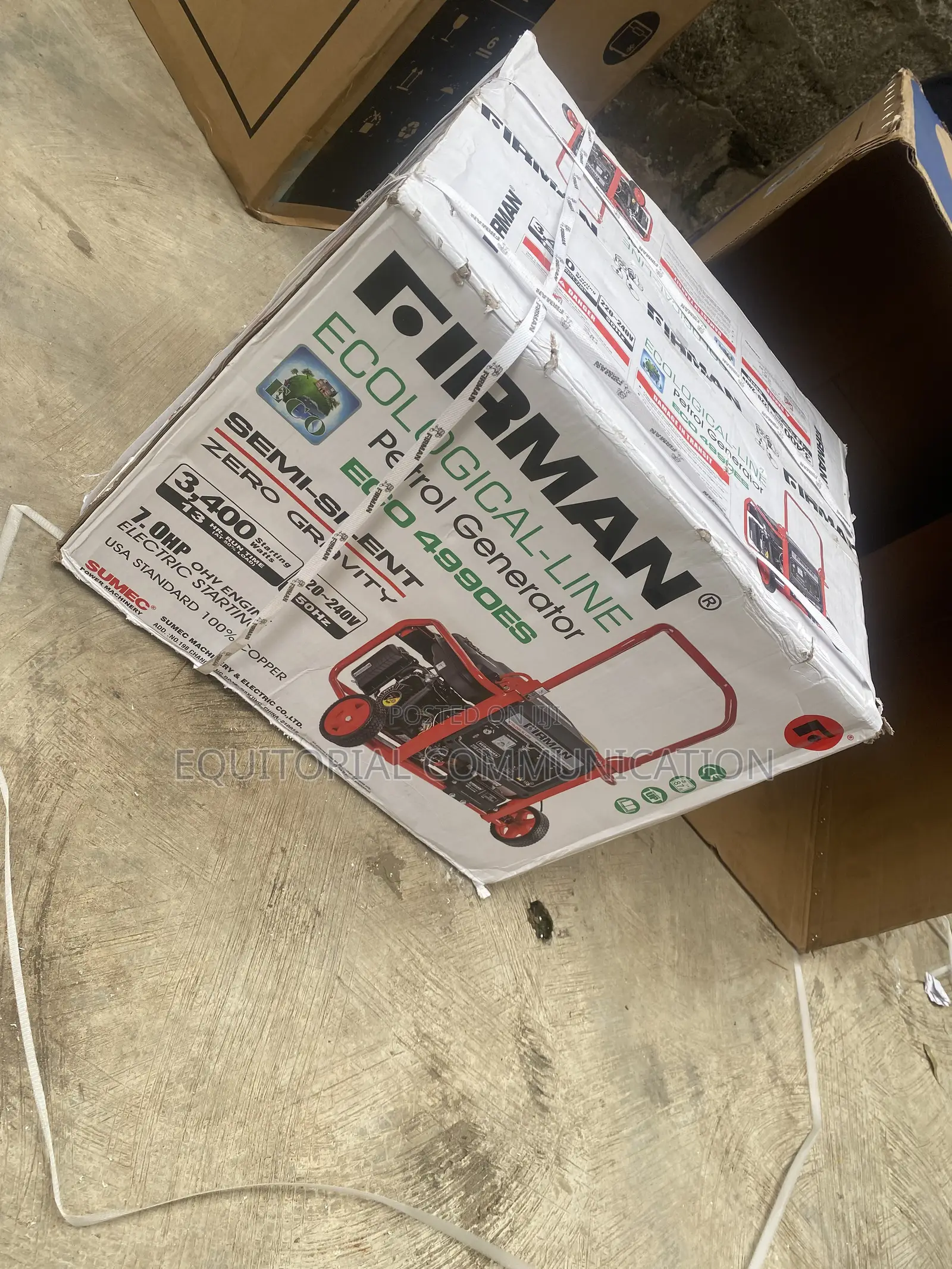 Eco 4990es 3.4kw Firman 220-240v Power Unit