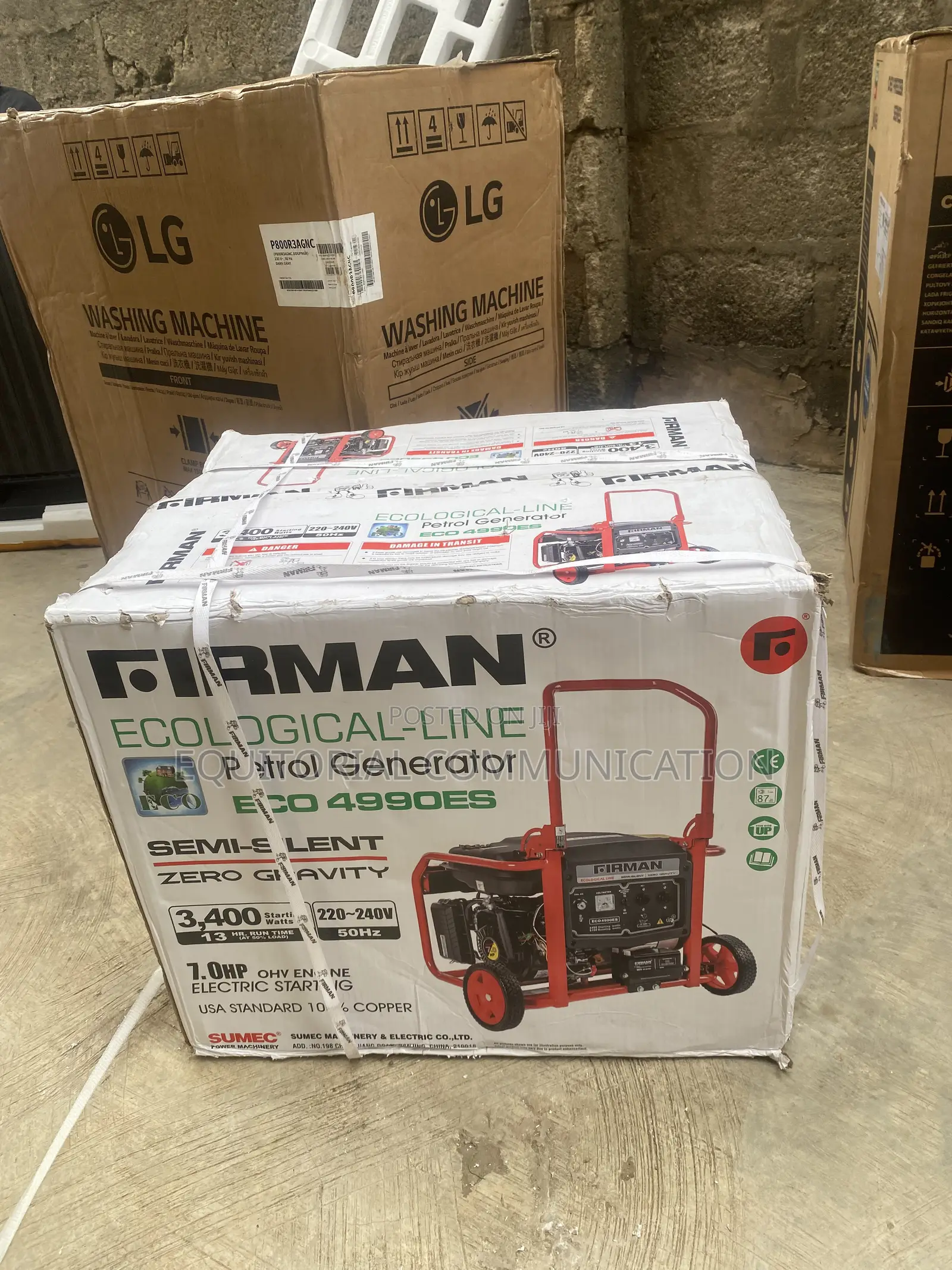 Powerful Firman ECO 4990ES 3.4KW Petrol Generator